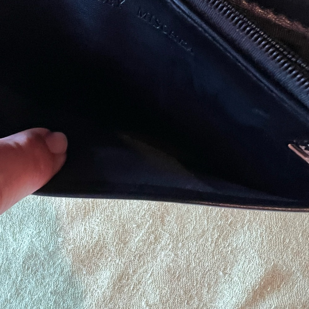 Badgley Mischka black Leather crossbody bag - Picture 9 of 13